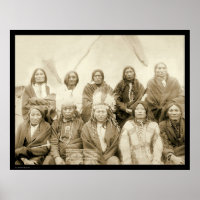 Pine Ridge Agency Indian Chiefs SD 1891