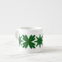 Pine Snowflakes Espresso Cup