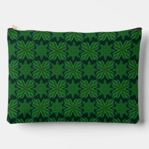 Pine Snowflakes Forest Large Pouch