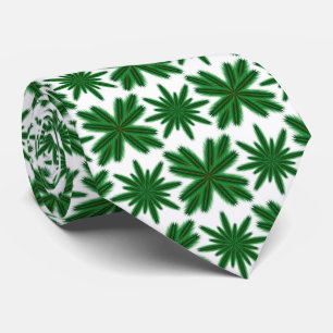 Pine Snowflakes Neck Tie