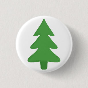 Pine Tree 3 Cm Round Badge