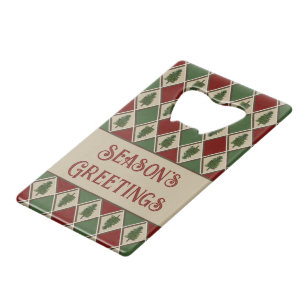 Pine Tree and Harlequin Bottle Opener