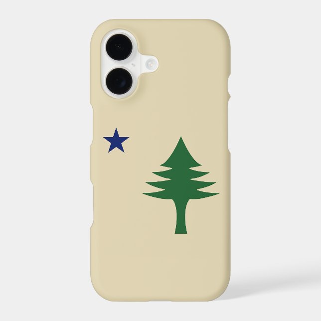 Pine tree and star 1901 flag of Maine State (Back)
