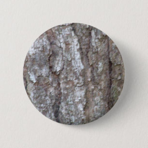 Pine Tree Bark Camo Natural Wood Camouflage Nature 6 Cm Round Badge