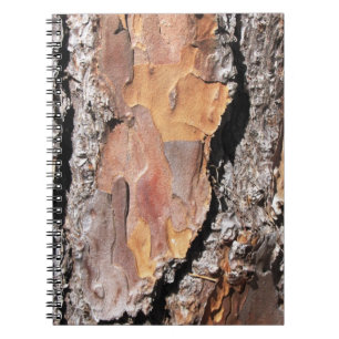 Pine Tree Bark Notebook