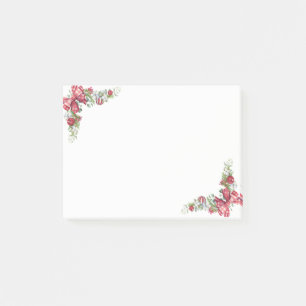 Pine Tree Branch,Ball,Bow Post-it Notes