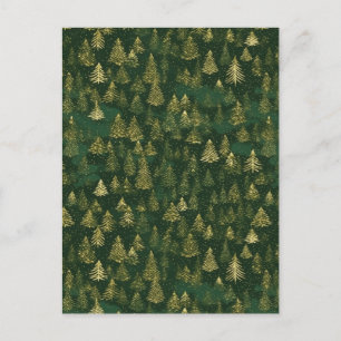 Pine Tree Chiyogami  Postcard