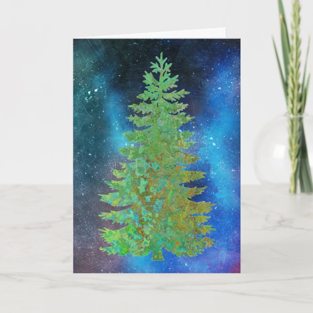 Pine Tree Christmas Card (Front)