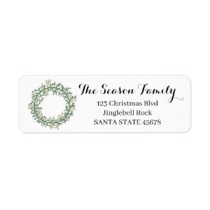 Pine tree Christmas wreath
