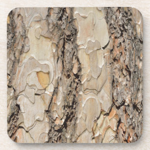 Pine tree cork coaster