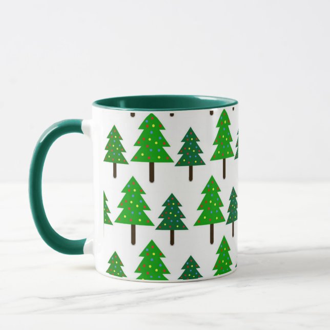 Pine Tree Decorative Mug (Left)