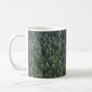 PINE TREE FOREST COFFEE MUG