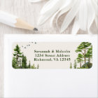 Pine Tree Forest | Rustic Return Address