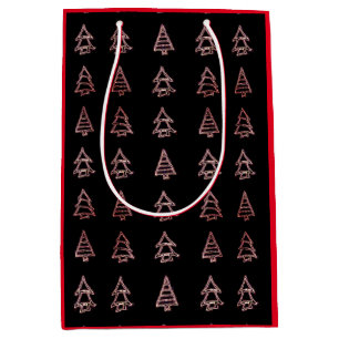 Pine Tree Gift Bag (Red)