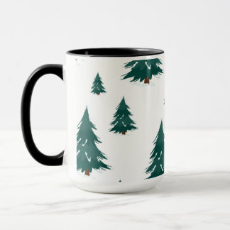 Pine Tree Gift Tag Mug