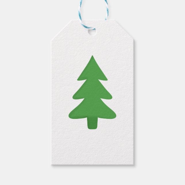 Pine Tree Gift Tags (Front)