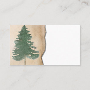 Pine tree landscape yard business card