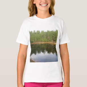 Pine Tree Reflection Lake T-Shirt