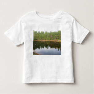 Pine Tree Reflection Lake Toddler T-Shirt