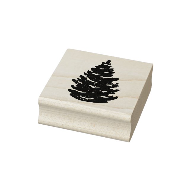 Pine Tree Rubber Stamp (Stamp)