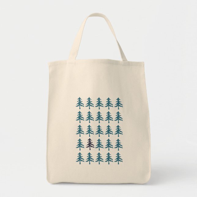 pine tree tote bag (Front)