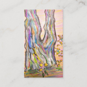 Pine Tree with Dandelions Business Card