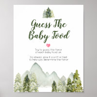 Pine Trees Adventure Mountain Guess the Baby Food