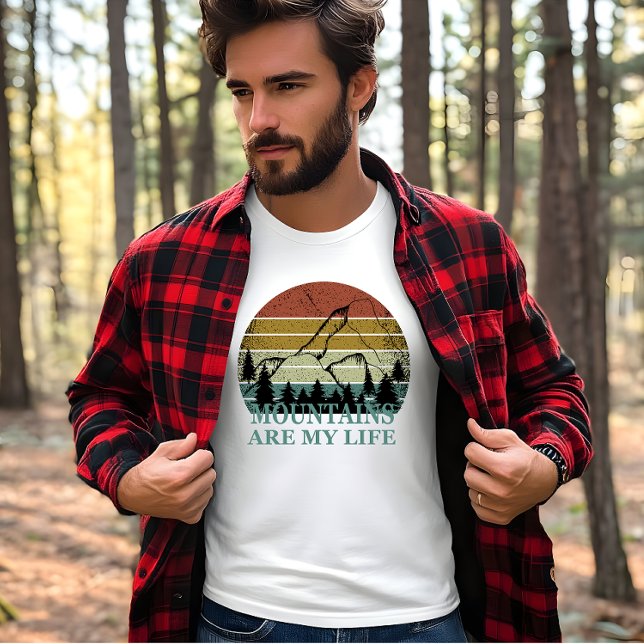 Pine trees forest landscape scene T-Shirt (Creator Uploaded)