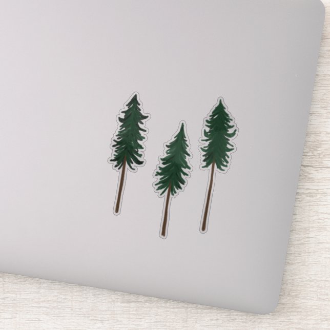 Pine Trees Forest Minimalist (Detail)
