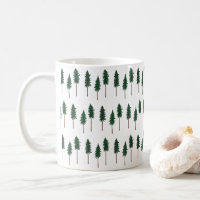 Pine Trees Forest Minimalist Pattern