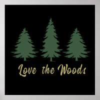 pine trees in a forest