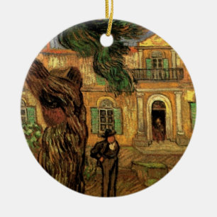 Pine Trees in Saint-Paul by Vincent van Gogh Ceramic Tree Decoration
