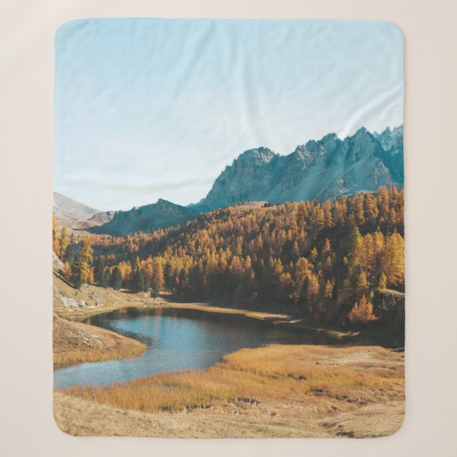PINE TREES NEAR LAKE SHERPA BLANKET (Front)