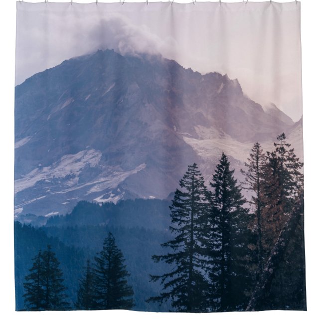 PINE TREES SHOWER CURTAIN (Front)