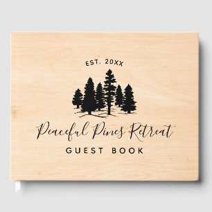 Pine Trees Wood Guest House Vacation Rental Home Book