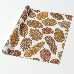 Pine tubes wrapping paper