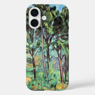 Pine with Viaduct by Paul Cezanne, Vintage Art iPhone 16 Case
