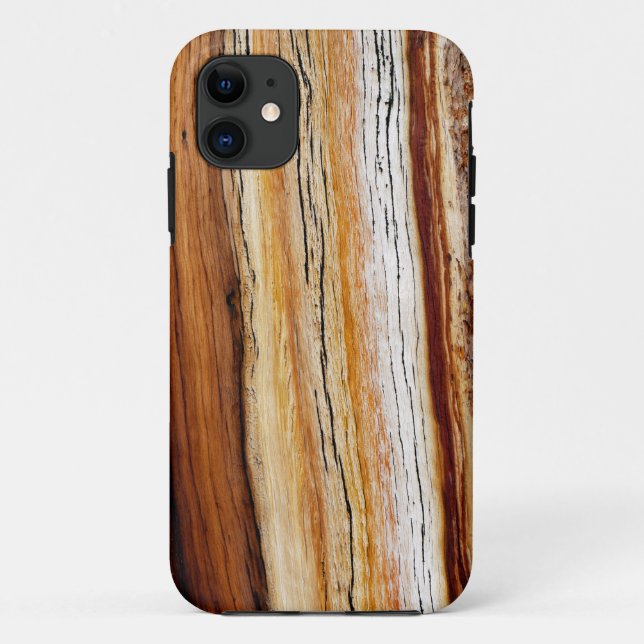 Pine Wood Grain Pattern Case-Mate iPhone Case (Back)