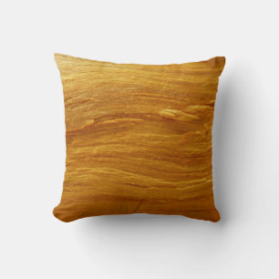 Pine Wood I Faux Wooden Texture Cushion