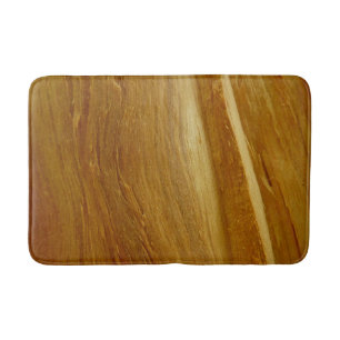 Pine Wood II Faux Wooden Texture Bath Mat