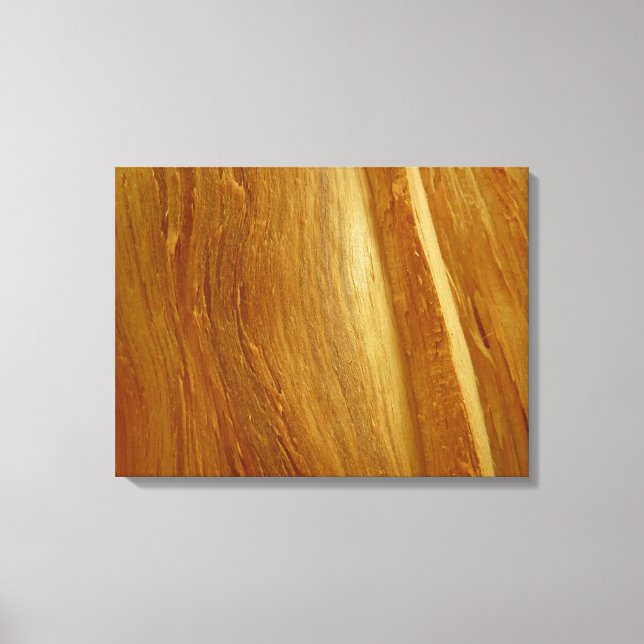 Pine Wood II Faux Wooden Texture Canvas Print (Front)