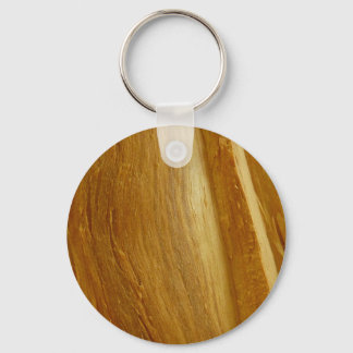 Pine Wood II Faux Wooden Texture Key Ring