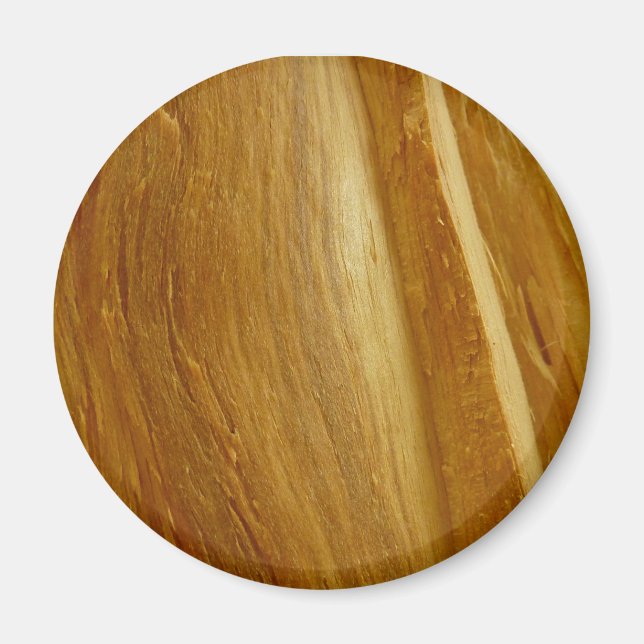 Pine Wood II Faux Wooden Texture Magnet (Front)