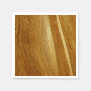 Pine Wood II Faux Wooden Texture Napkin