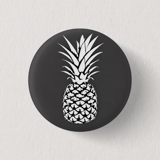 Pineapple 3 Cm Round Badge (Front)