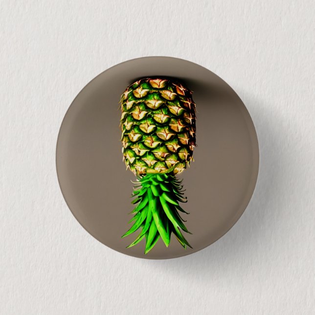 Pineapple 3 Cm Round Badge (Front)