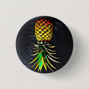 Pineapple 3 Cm Round Badge