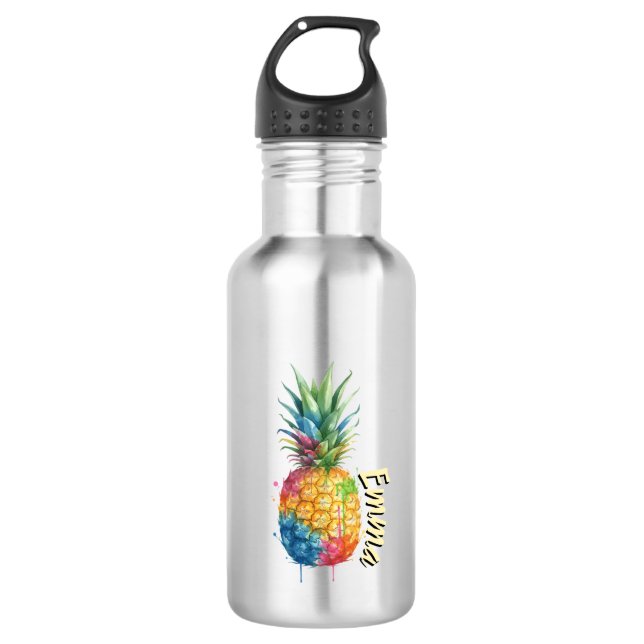 Pineapple 532 Ml Water Bottle (Front)