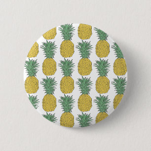 Pineapple 6 Cm Round Badge