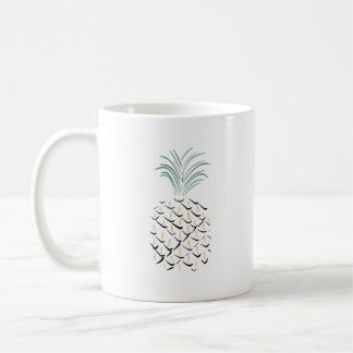 Pineapple Abstract Art Coffee Mug